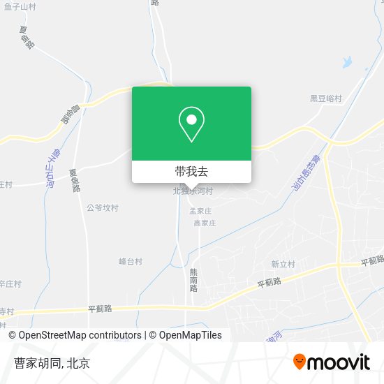 曹家胡同地图