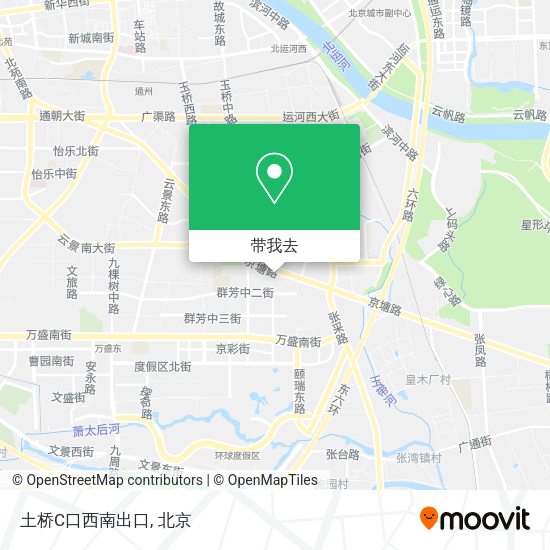 土桥C口西南出口地图