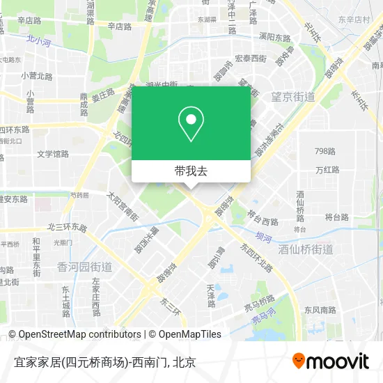 宜家家居(四元桥商场)-西南门地图