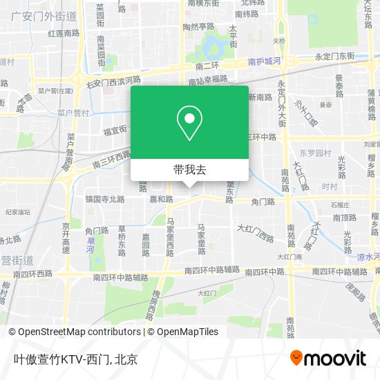 叶傲萱竹KTV-西门地图