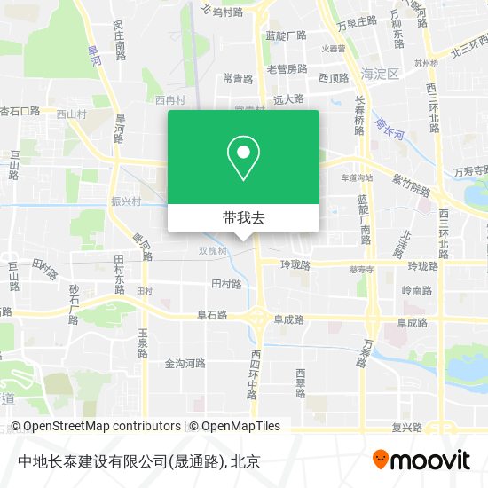 中地长泰建设有限公司(晟通路)地图