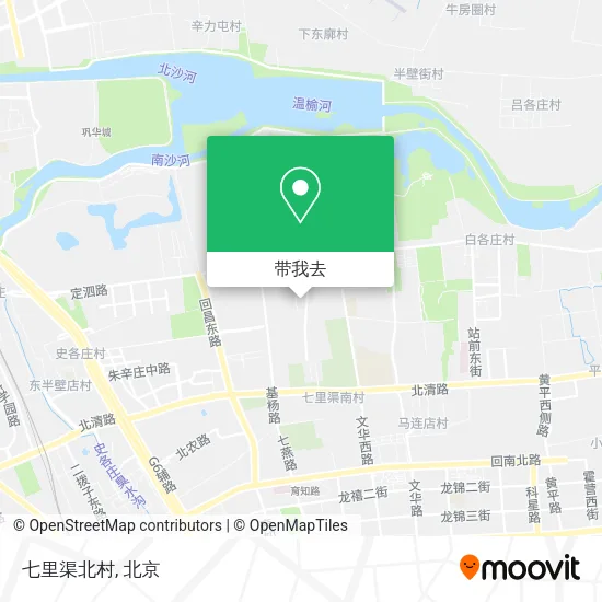 七里渠北村地图