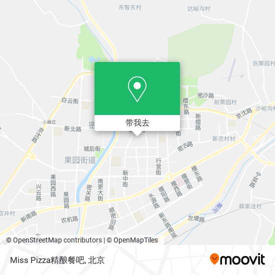 Miss Pizza精酿餐吧地图