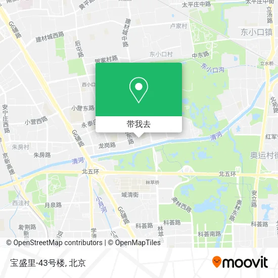 宝盛里-43号楼地图