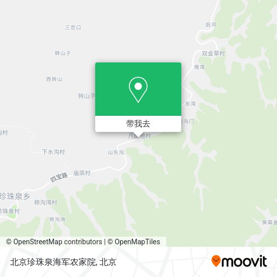 北京珍珠泉海军农家院地图