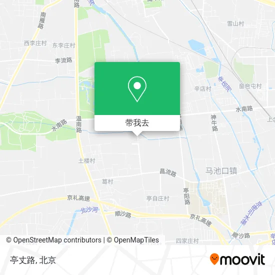 亭丈路地图