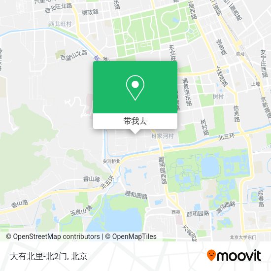 大有北里-北2门地图
