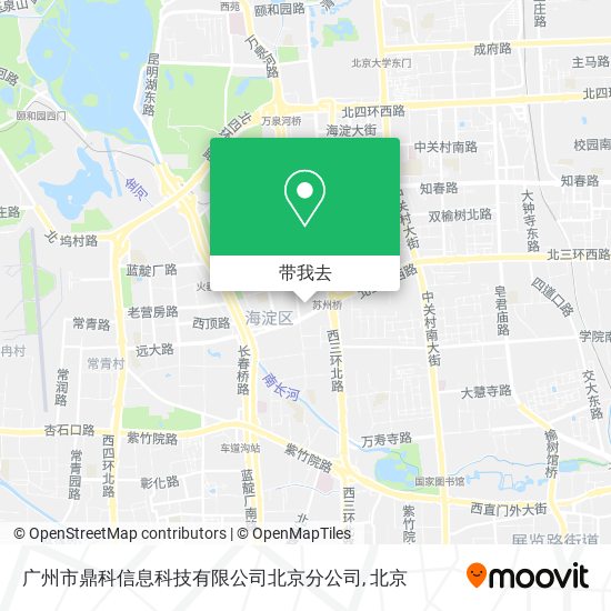 广州市鼎科信息科技有限公司北京分公司地图