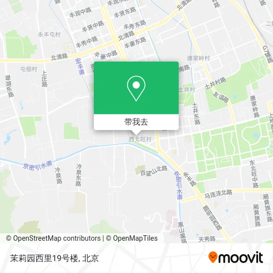 茉莉园西里19号楼地图