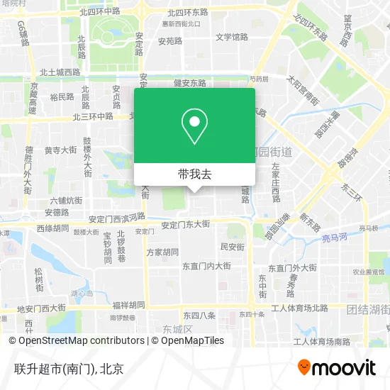 联升超市(南门)地图
