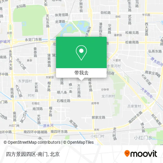 四方景园四区-南门地图
