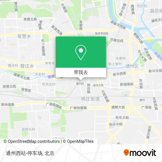 通州西站-停车场地图