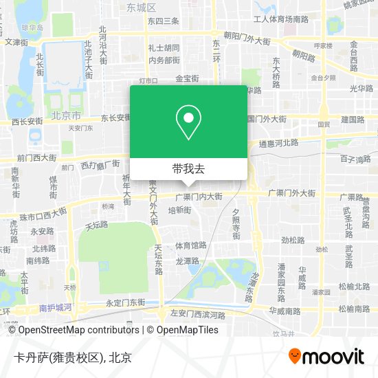 卡丹萨(雍贵校区)地图