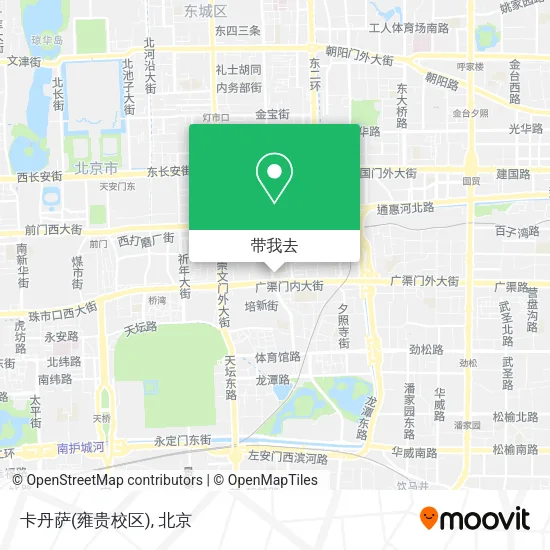 卡丹萨(雍贵校区)地图