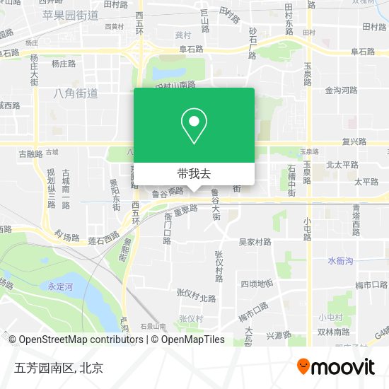 五芳园南区地图