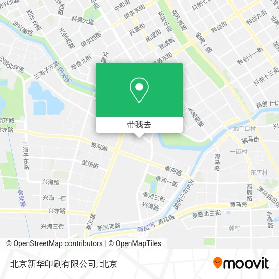 北京新华印刷有限公司地图