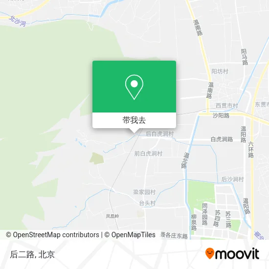 后二路地图