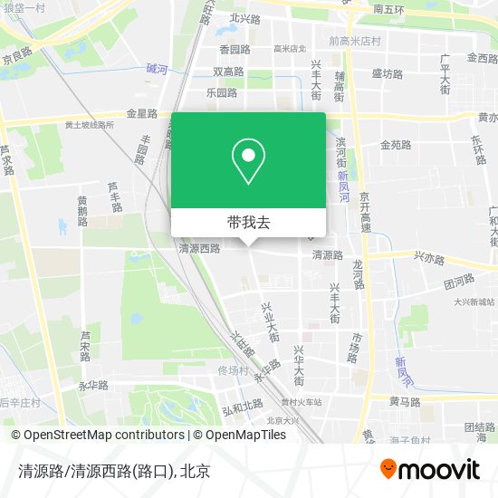 清源路/清源西路(路口)地图