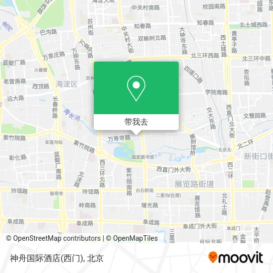 神舟国际酒店(西门)地图