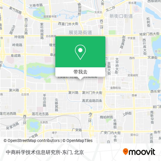 中商科学技术信息研究所-东门地图