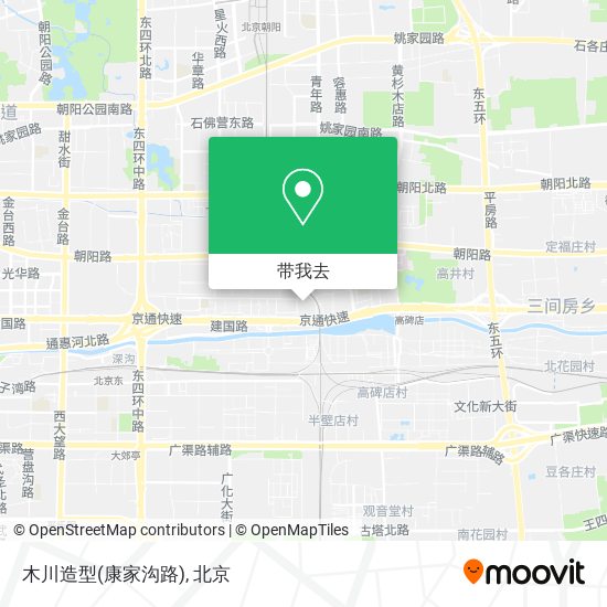 木川造型(康家沟路)地图