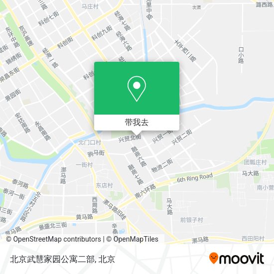 北京武慧家园公寓二部地图