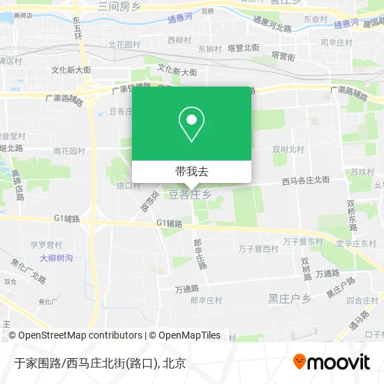 于家围路/西马庄北街(路口)地图