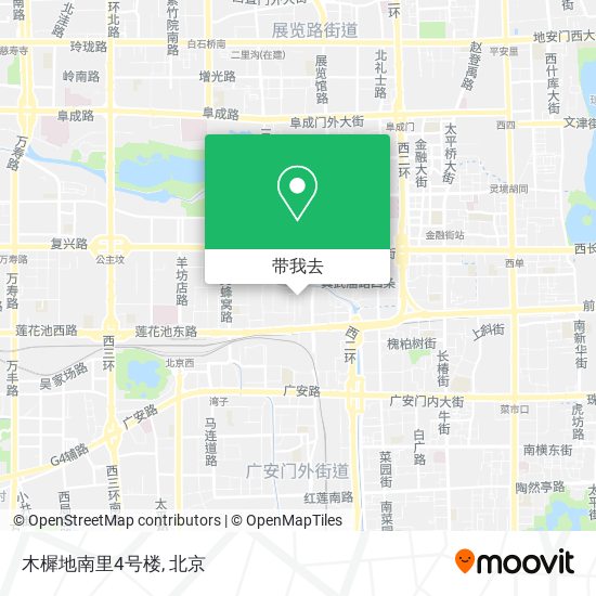 木樨地南里4号楼地图