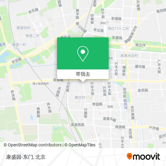 康盛园-东门地图
