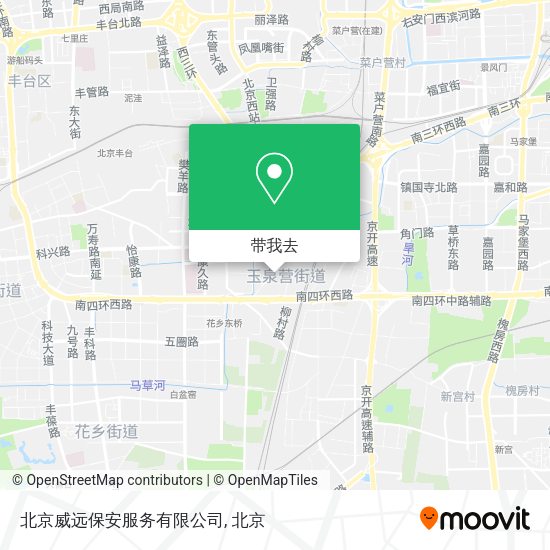 北京威远保安服务有限公司地图