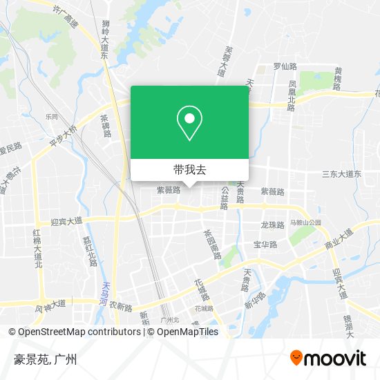 豪景苑地图