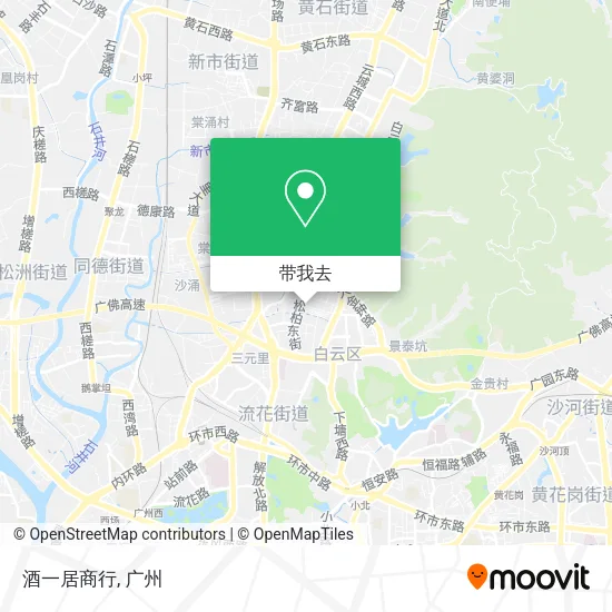 酒一居商行地图