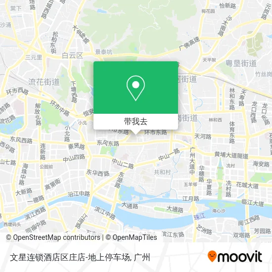 文星连锁酒店区庄店-地上停车场地图