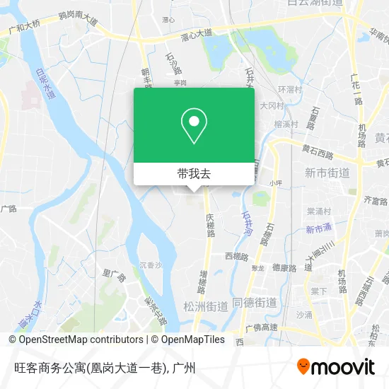 旺客商务公寓(凰岗大道一巷)地图