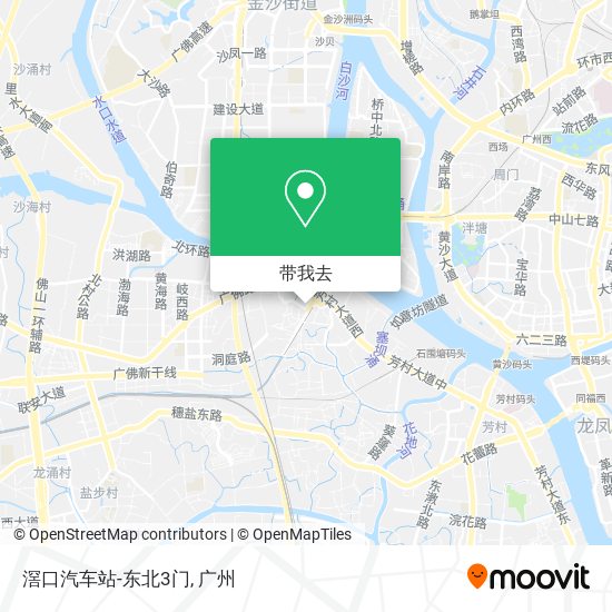 滘口汽车站-东北3门地图
