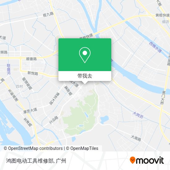 鸿图电动工具维修部地图