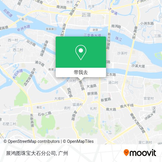 展鸿图珠宝大石分公司地图