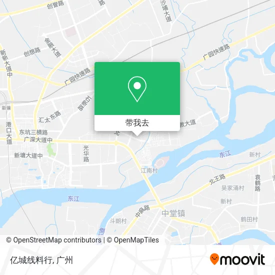 亿城线料行地图