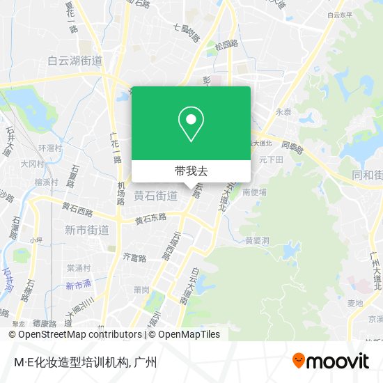 M·E化妆造型培训机构地图