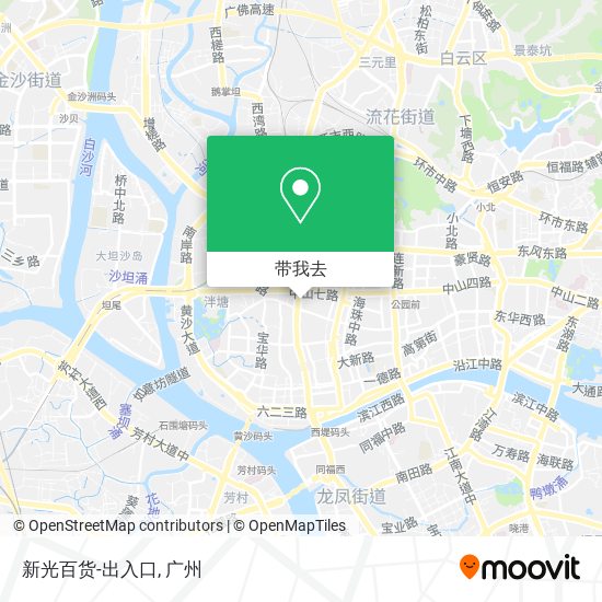 新光百货-出入口地图