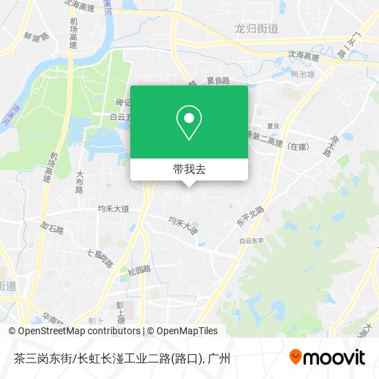 茶三岗东街/长虹长湴工业二路(路口)地图