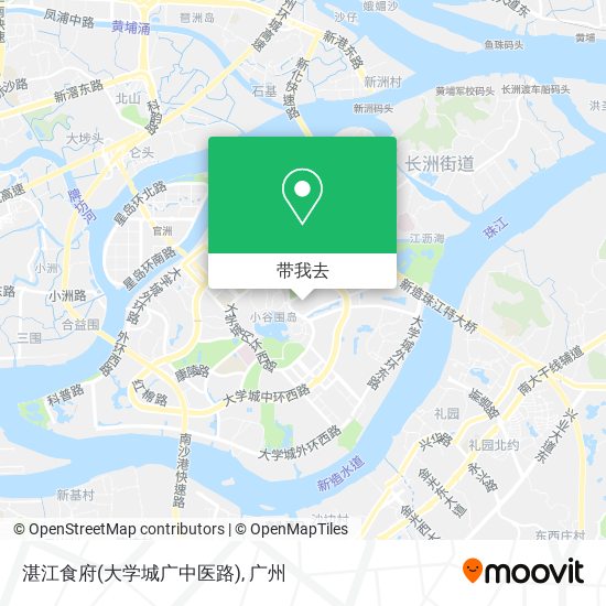 湛江食府(大学城广中医路)地图