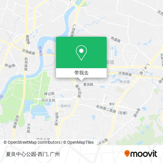 夏良中心公园-西门地图