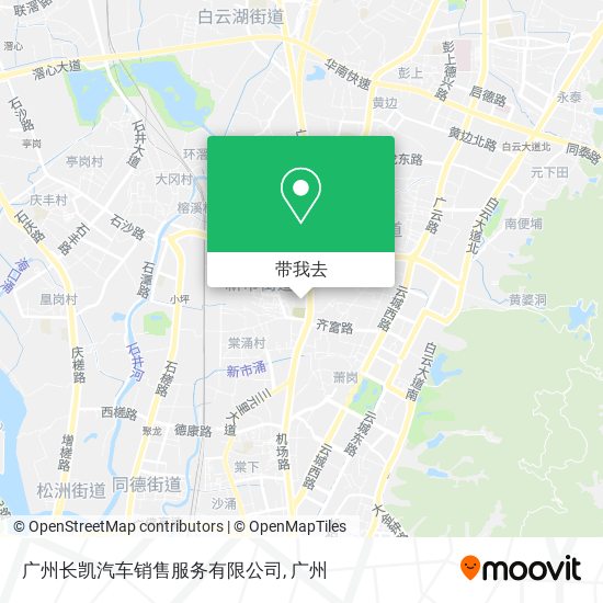 广州长凯汽车销售服务有限公司地图