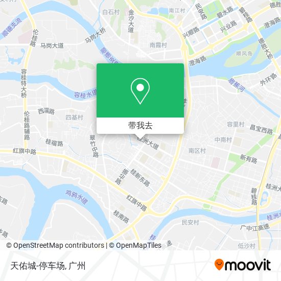 天佑城-停车场地图