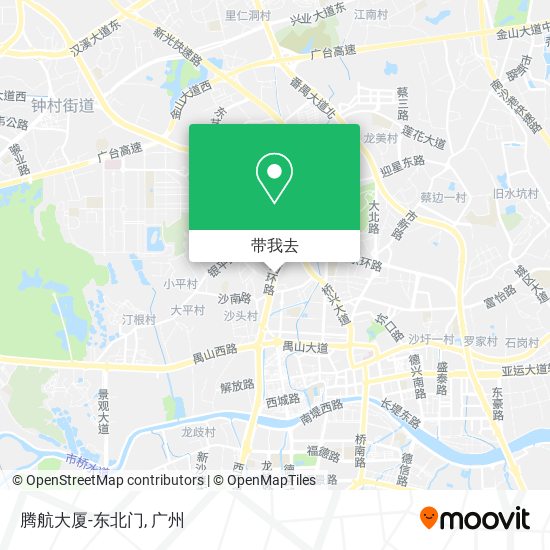 腾航大厦-东北门地图