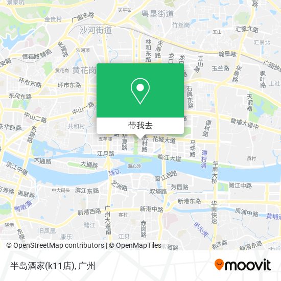 半岛酒家(k11店)地图