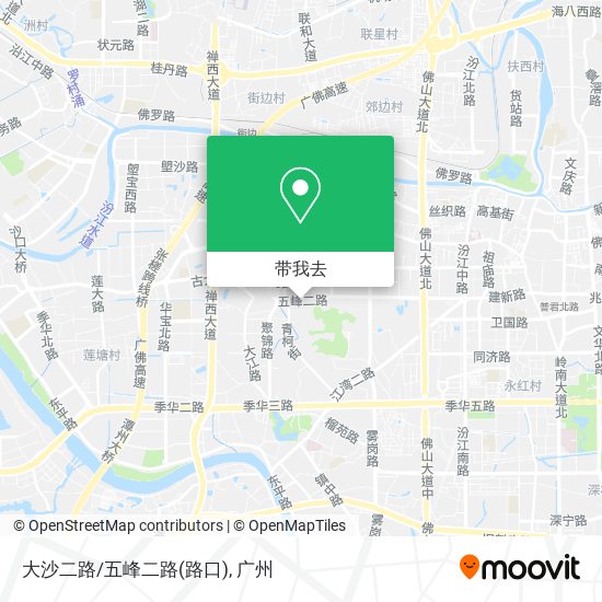 大沙二路/五峰二路(路口)地图