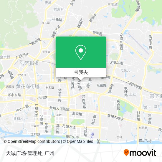 天诚广场-管理处地图