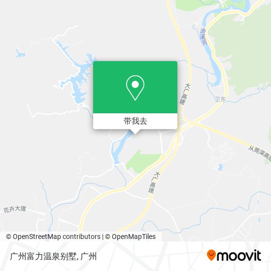 广州富力温泉别墅地图
